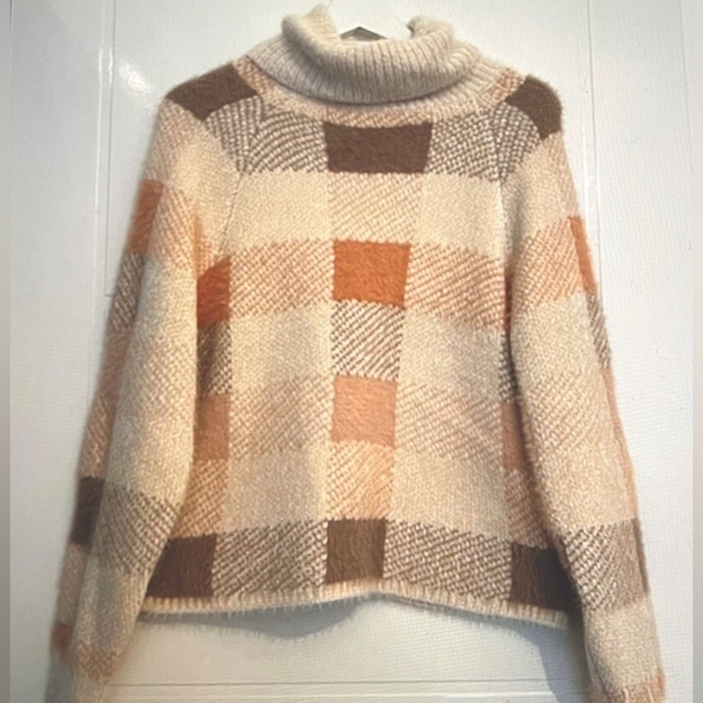 Primark Soft Cream Knit Turtleneck Pullover